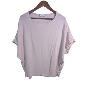 Anthropologie Michael Stars Soft Pink Dolman Sleeves Tee Shirt